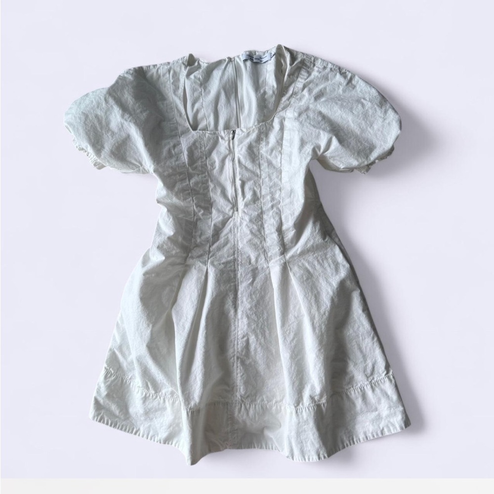 Proenza Schouler White Puff Sleeve Mini Dress